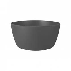 Kunststoff Schale Brussels anthrazit 23x11cm