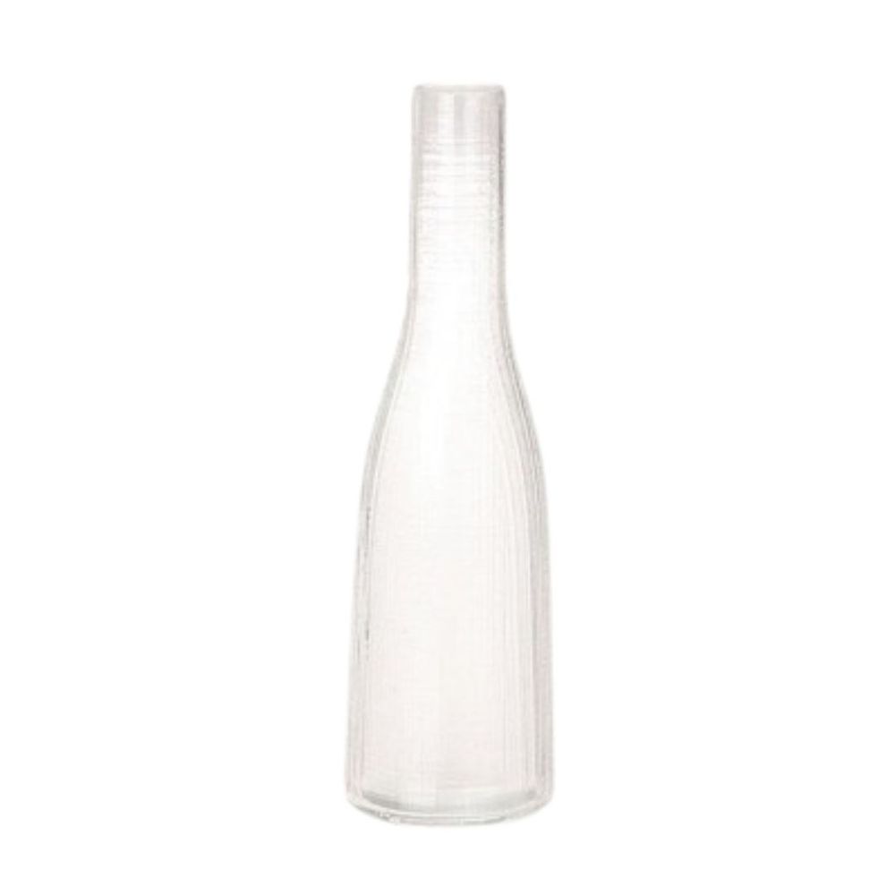 Glas Flasche Stucture D09cm H28cm