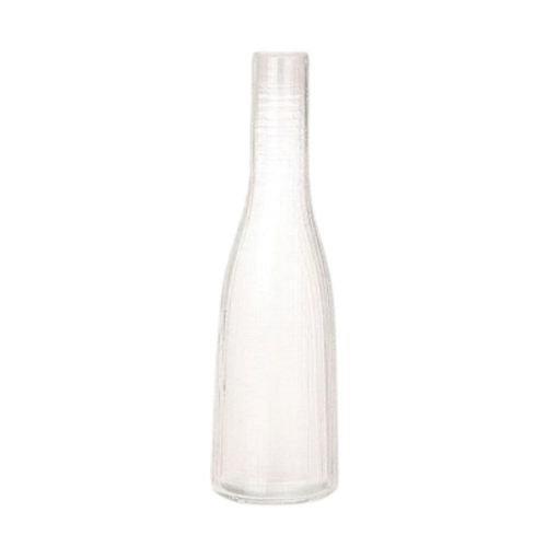 Glas Flasche Stucture D09cm H28cm