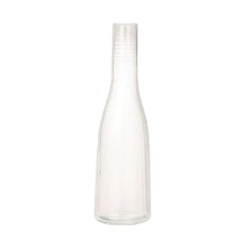 Glas Flasche Stucture D09cm H28cm