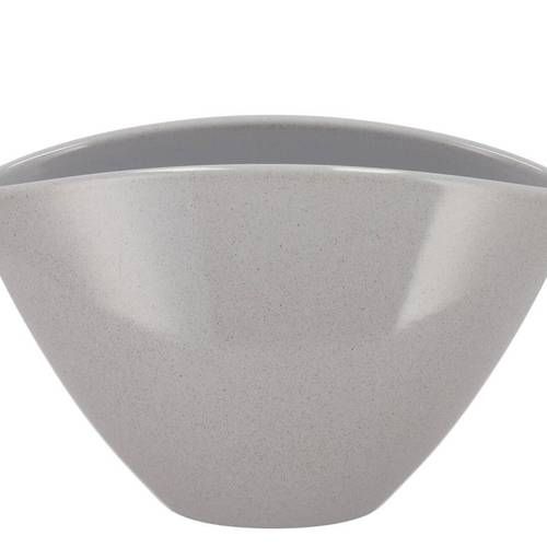 Keramik Orchidee Schale grau 28x17cm