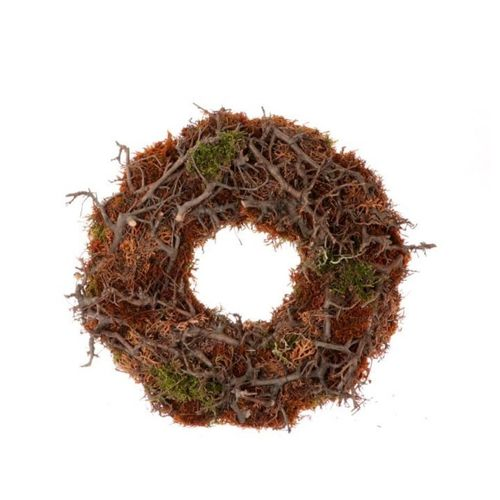 Kranz braun/orange Bonsai Moos D30cm