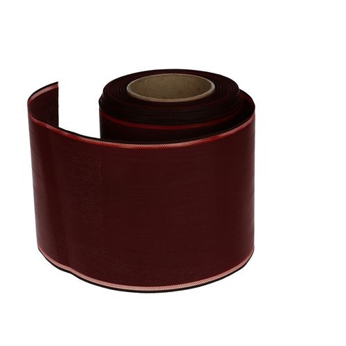 Kranzband Moire dunkel rot 100mm 25m