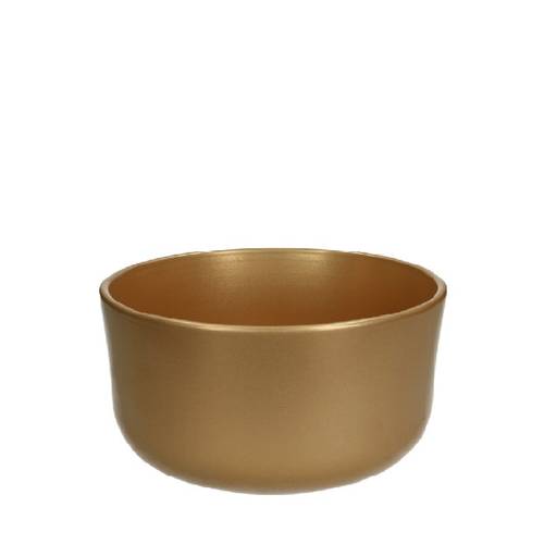 Keramik Schale Davina gold D18.5cm H09.5cm