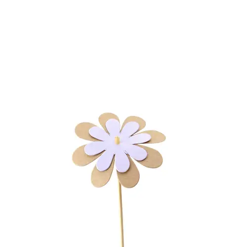 Blume Kraft auf Stab lila L50cm D08cm 