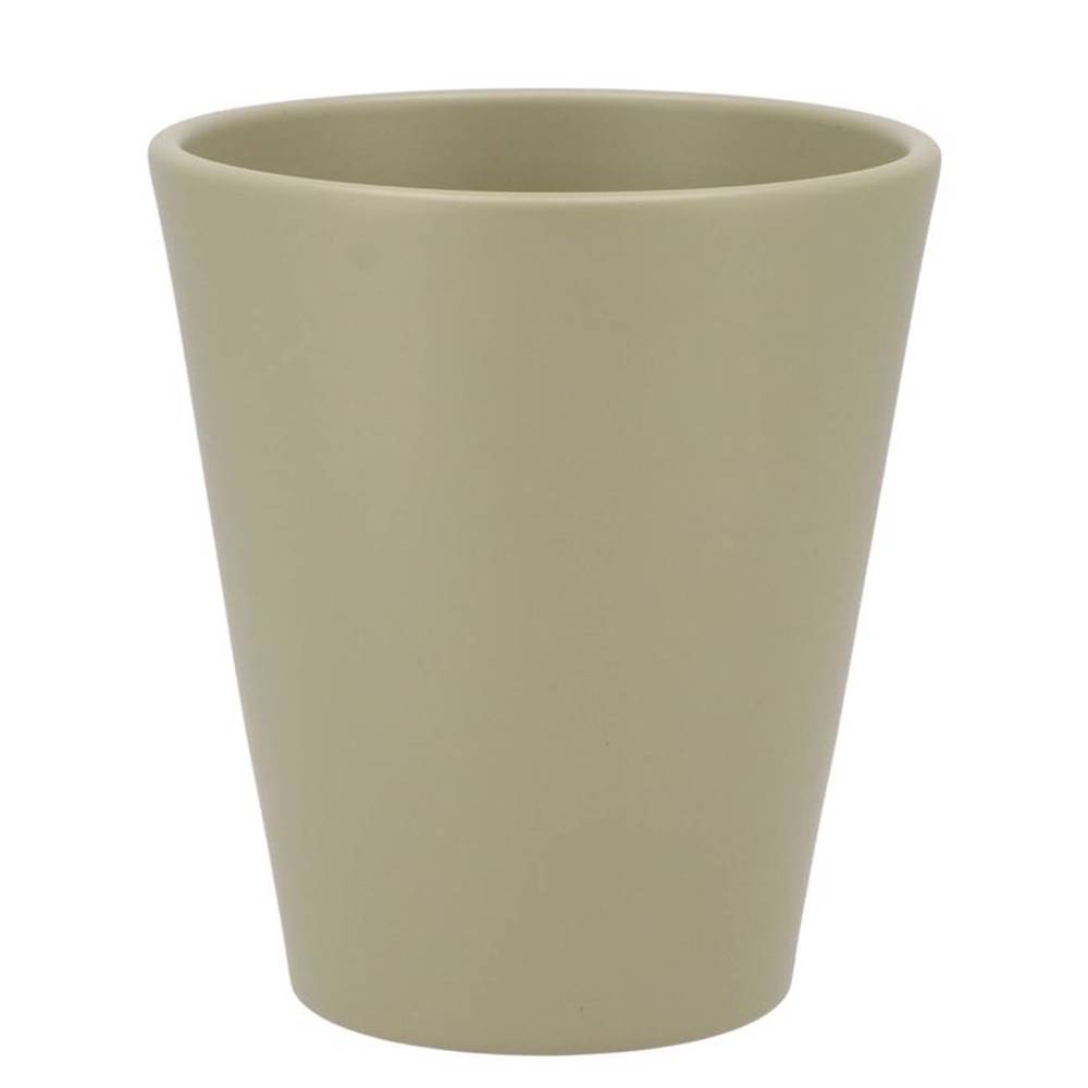 Keramik Orchidee Übertopf pistazie D14cm H15cm