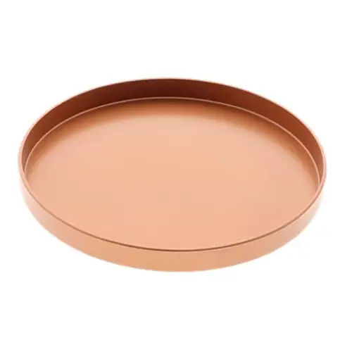 Melamine Teller kupfer D22cm H02cm