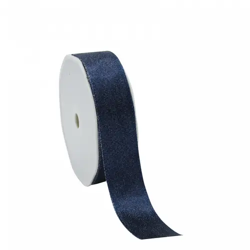 Band Satin Luxury dunkel blau 25mm 20m