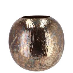 Zink Vase Noah gold 20x20x18cm