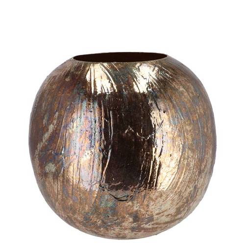 Zink Vase Noah gold 20x20x18cm