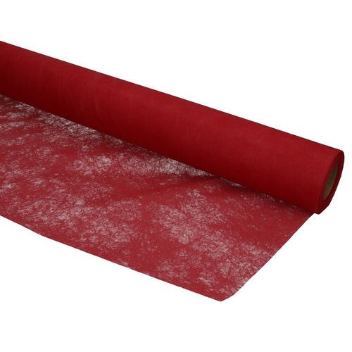 Dekostoff Rolle 75cm Faser rot 20m