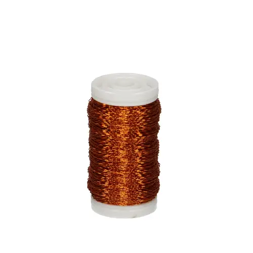Bouillon Effektdraht orange 0.3mm 100g