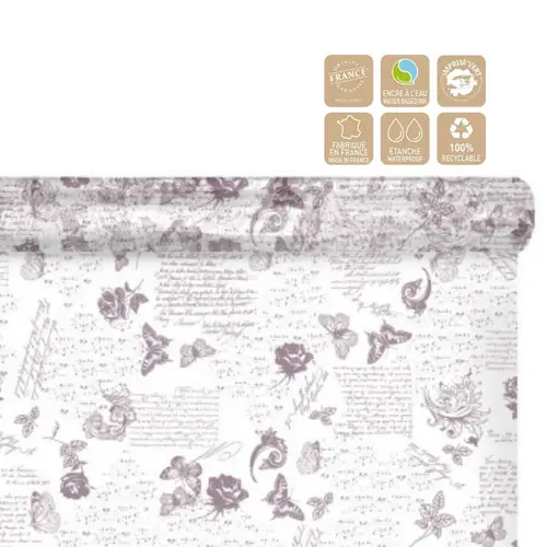 Folie Rolle 80cm Romance lila 100m