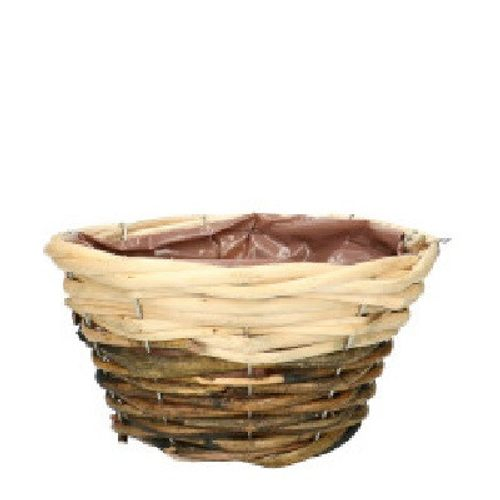 Korb Lisa braun/creme D25cm H11cm