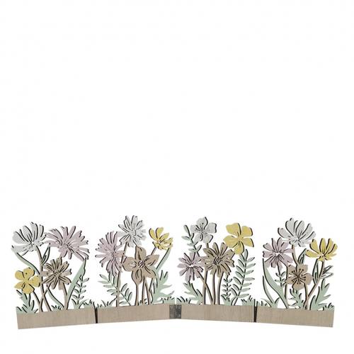 Holz Standard Blumen 40x13cm