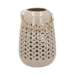Laterne Keramik Windom grau D18cm H25cm
