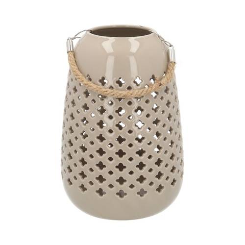 Laterne Keramik Windom grau D18cm H25cm