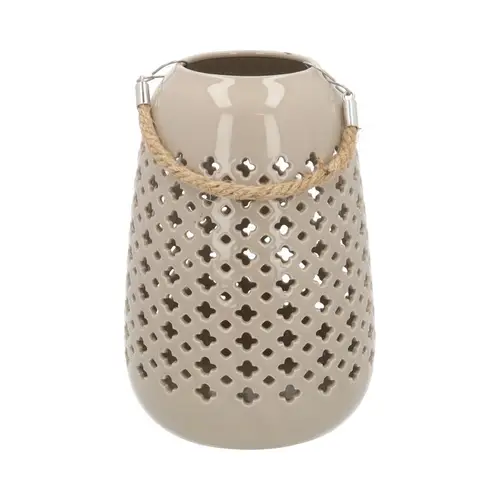 Laterne Keramik Windom grau D18cm H25cm
