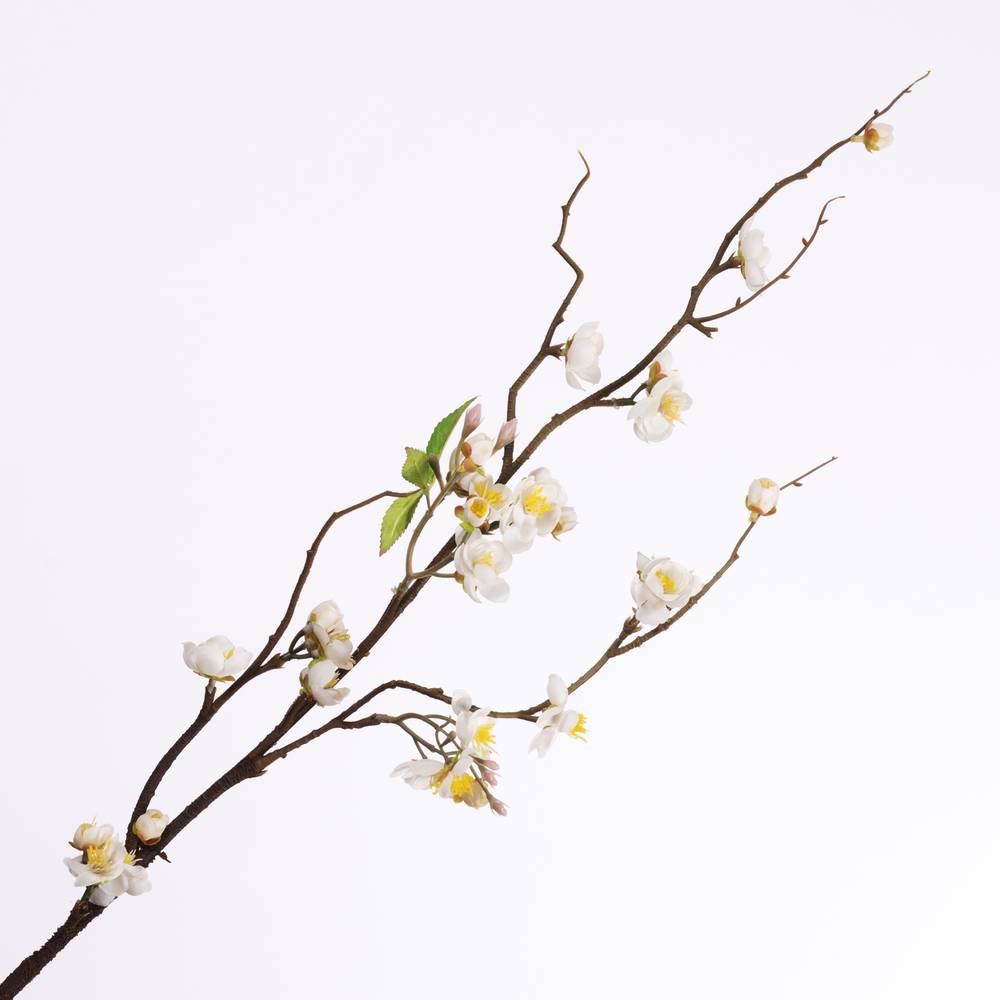 Seiden Pflaumenblüte creme L95cm