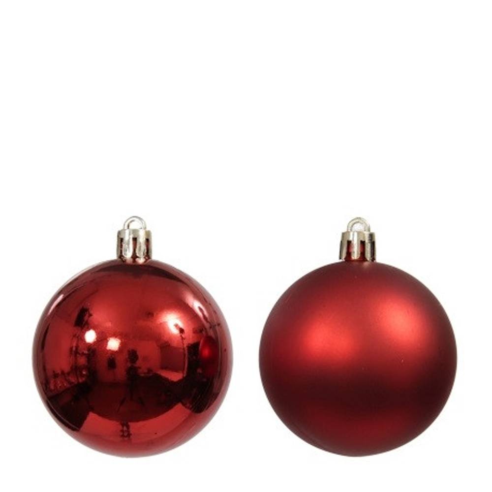 Kugel Plastik rot D06cm x9