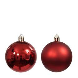 Kugel Plastik rot D06cm x9