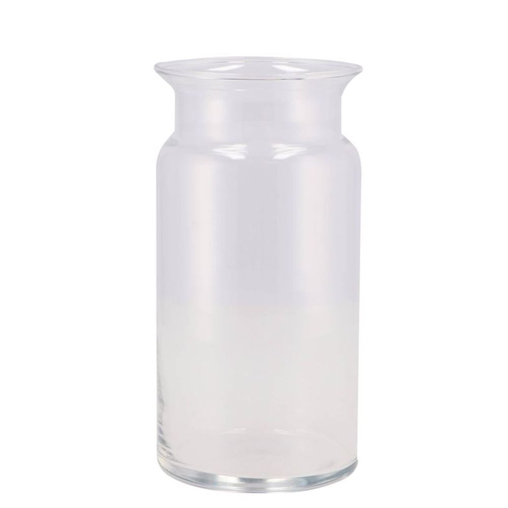 Glas Vase Milchkannel Heavy D10cm H20cm