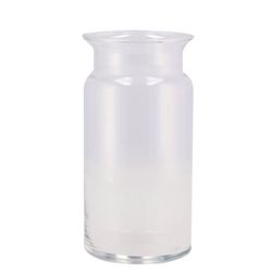 Glas Vase Milchkannel Heavy D10cm H20cm
