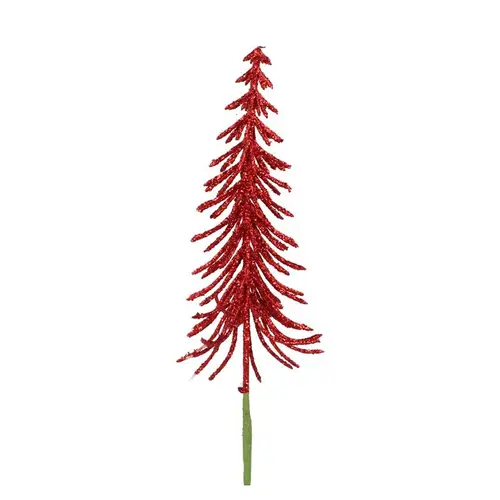 Baum auf Draht Jolly Shine rot L38cm x24