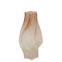 Glas Vase Taylor Swirl braun D16cm H25cm