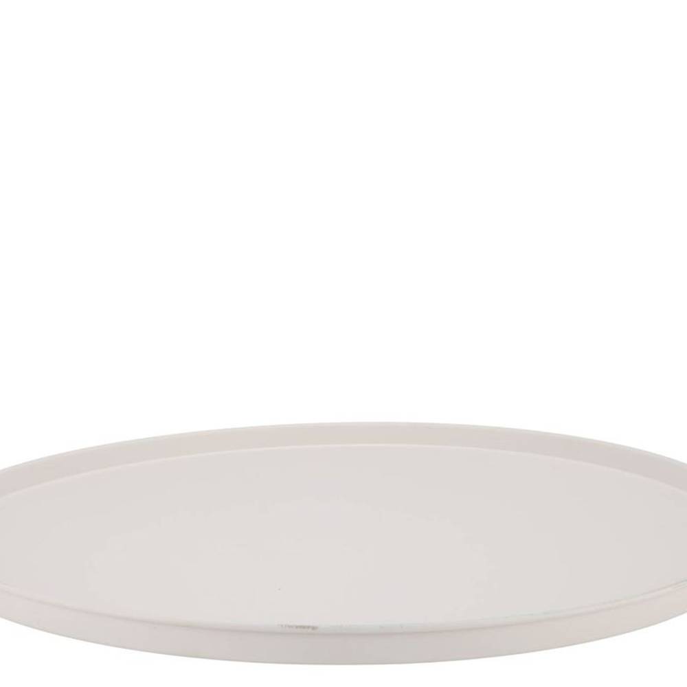 Teller Metall weiss Nordic D56cm H02cm