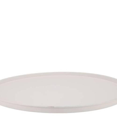 Teller Metall weiss Nordic D56cm H02cm
