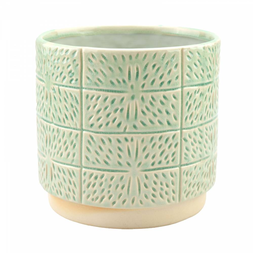 Keramik Übertopf Celine grün D19cm H18cm