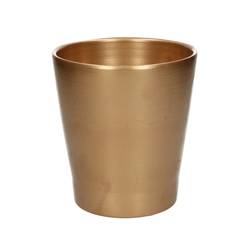 Keramik Orchidee Topf gold D13cm H14cm