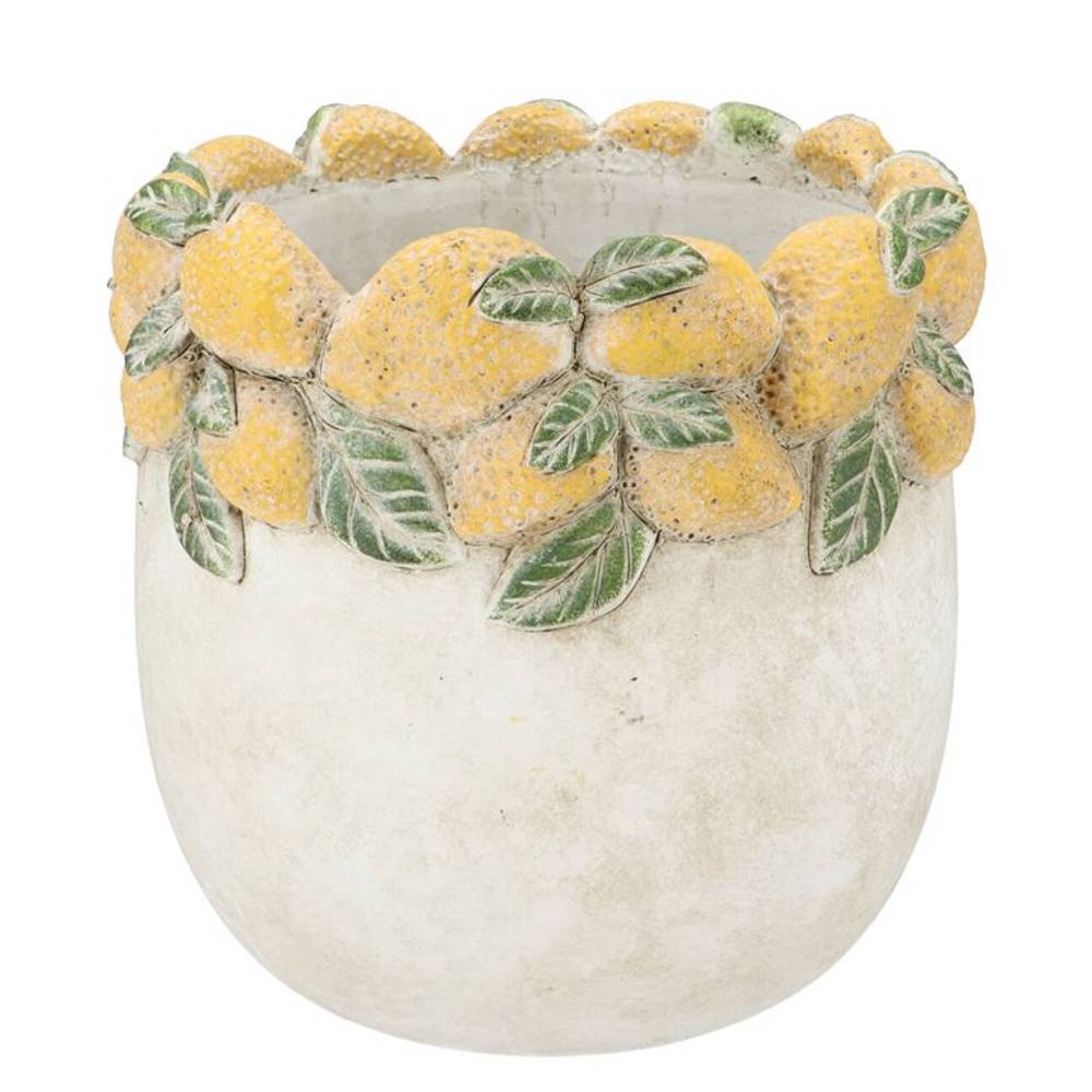 Beton Übertopf Miley Zitrone 30x30x29cm