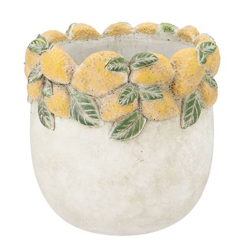 Beton Übertopf Miley Zitrone 30x30x29cm