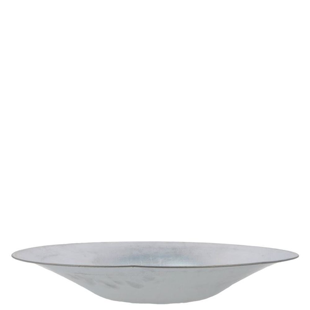 Zink Schale silber D22cm