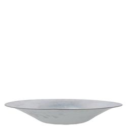 Zink Schale silber D22cm