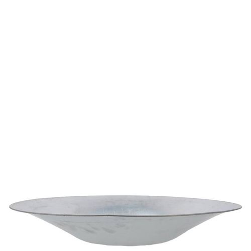 Zink Schale silber D22cm