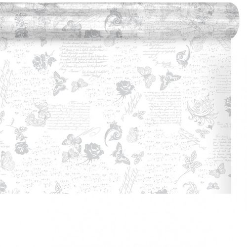 Folie Rolle 80cm Romance weiss 100m