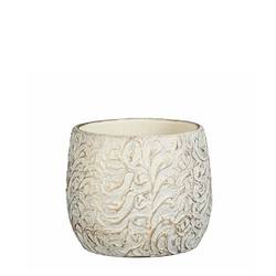 Keramik Topf Arthur creme D19.5cm H15.5cm