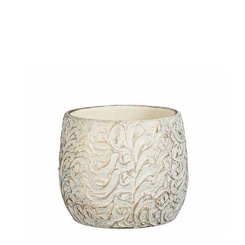 Keramik Topf Arthur creme D19.5cm H15.5cm