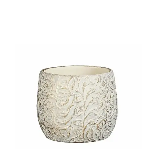 Keramik Topf Arthur creme D19.5cm H15.5cm