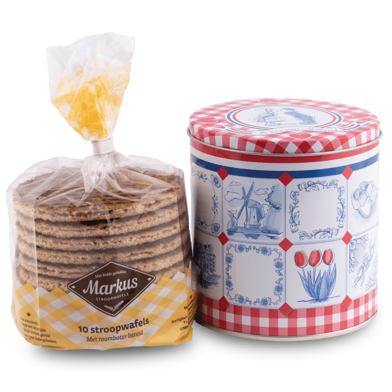 Holländische Stroopwafeln in der Dose