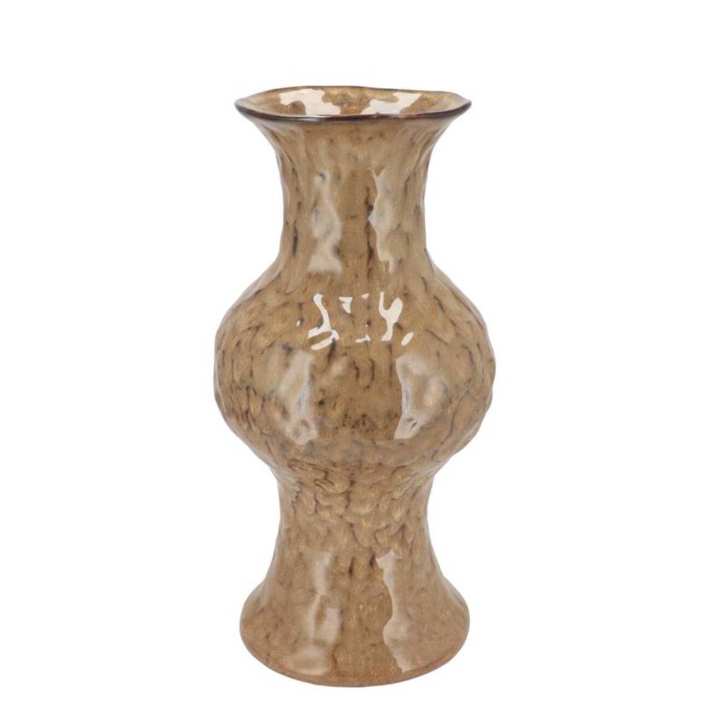 Keramik Vase Cody Bubble braun 19x19x36cm