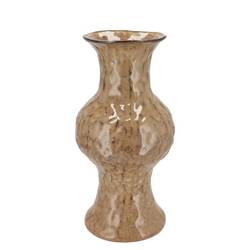 Keramik Vase Cody Bubble braun 19x19x36cm