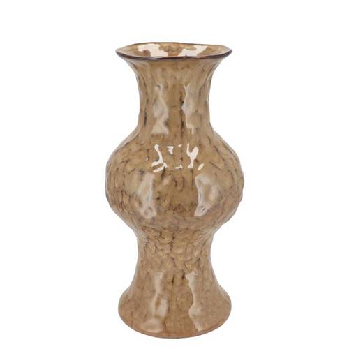 Keramik Vase Cody Bubble braun 19x19x36cm
