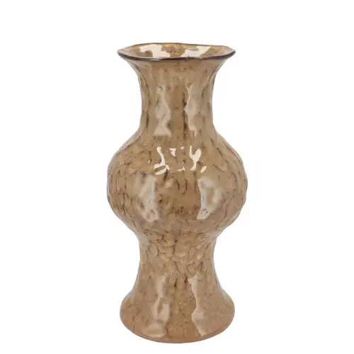 Keramik Vase Cody Bubble braun 19x19x36cm