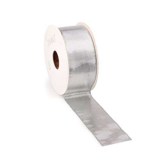Band Metallic silber 40mm 25m