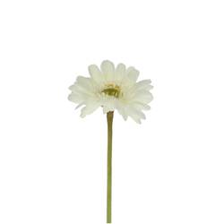 Seiden Gerbera weiss L55cm