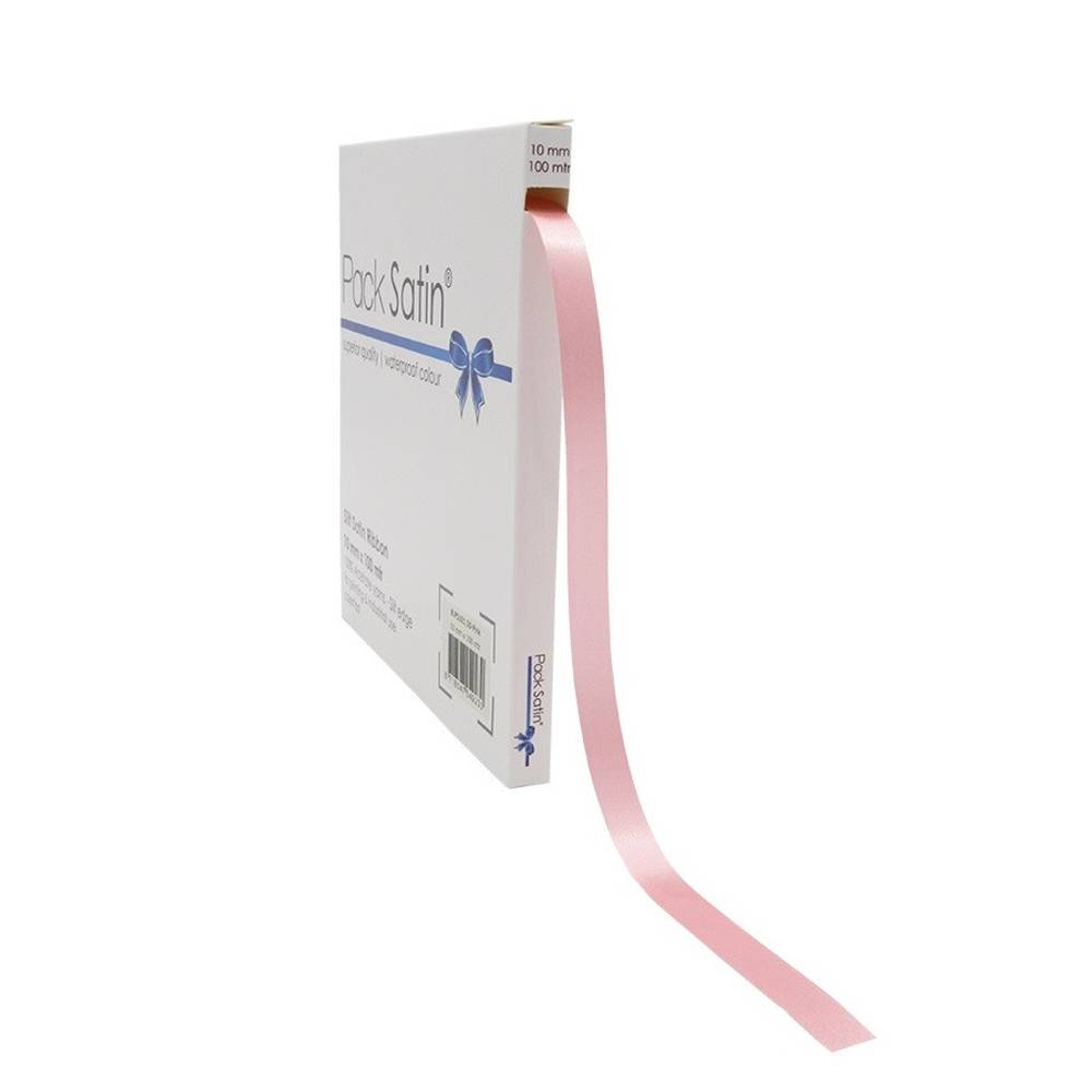 Band Vivant Satin hell rosa 10mm 100m
